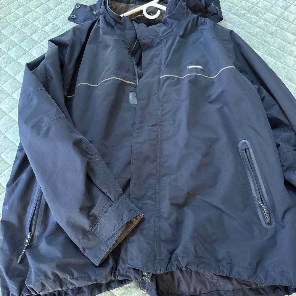Men's Navy Waterproof fleece lined Jacket